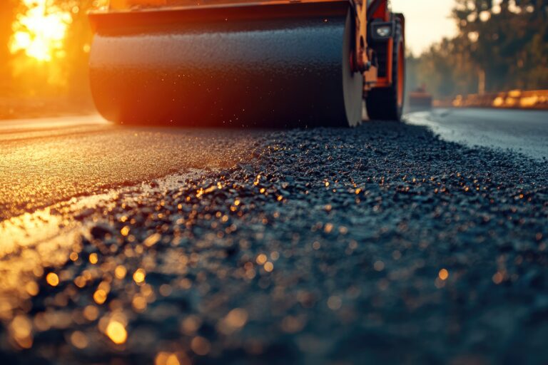 5 Başlıkta Sürdürülebilir Altyapı Projeleri: Mega Projelerde Çevresel Dönüşüm 1 asphalt paver work rural road repair 3 5 Başlıkta Sürdürülebilir Altyapı Projeleri: Mega Projelerde Çevresel Dönüşüm