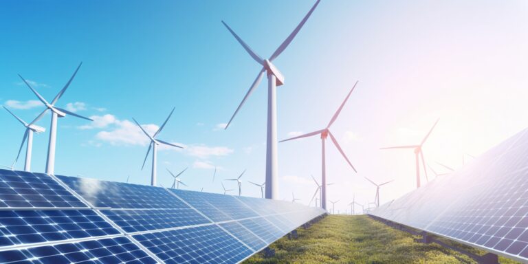 Sürdürülebilir Yatırımların 5 Temel Faydası | Geleceğe Güvenle Bakın 1 clean energy concept with wind turbines Sürdürülebilir Yatırımların 5 Temel Faydası | Geleceğe Güvenle Bakın