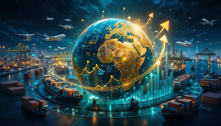 economic growth global trade visualisation Global Ticarette Türk Şirketleri: 2025’te Öne Çıkan Roller