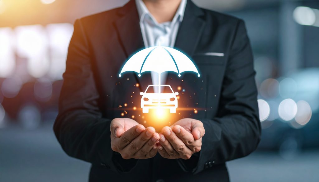 car insurance protect concept Kurumsal Sigorta ile Risk Yönetimi Nasıl Güçlendirilir?